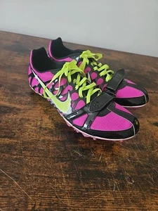 Nike Women's Track Sprint Running Spike Shoes Zoom Rival S 6 Purple - Size 8 - Picture 1 of 7