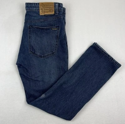 Volcom Men’s 34 Solver Modern Straight Skater Jeans  Blue Denim - Image 1 of 4