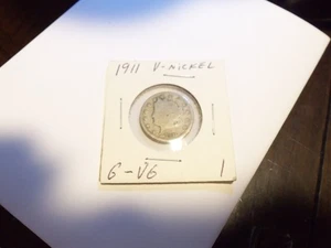 NICE KEY DATE 1911 LIBERTY HEAD NICKEL - Picture 1 of 10
