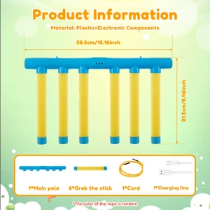 Falling Sticks Spiel - Lustiges Hand-Auge Koordinationsspielzeug für Kinder & Eltern - Bild 1 von 16