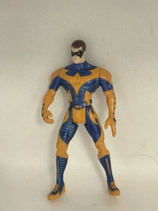 Kenner 1997 DC Comics Booster Gold Actionfigur blau und gold Kostümdesign - Bild 1 von 3