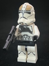 Lego Star Wars Clone Gunner Minifigure Phase 2 sw0837 75182 2017 Scowl Face