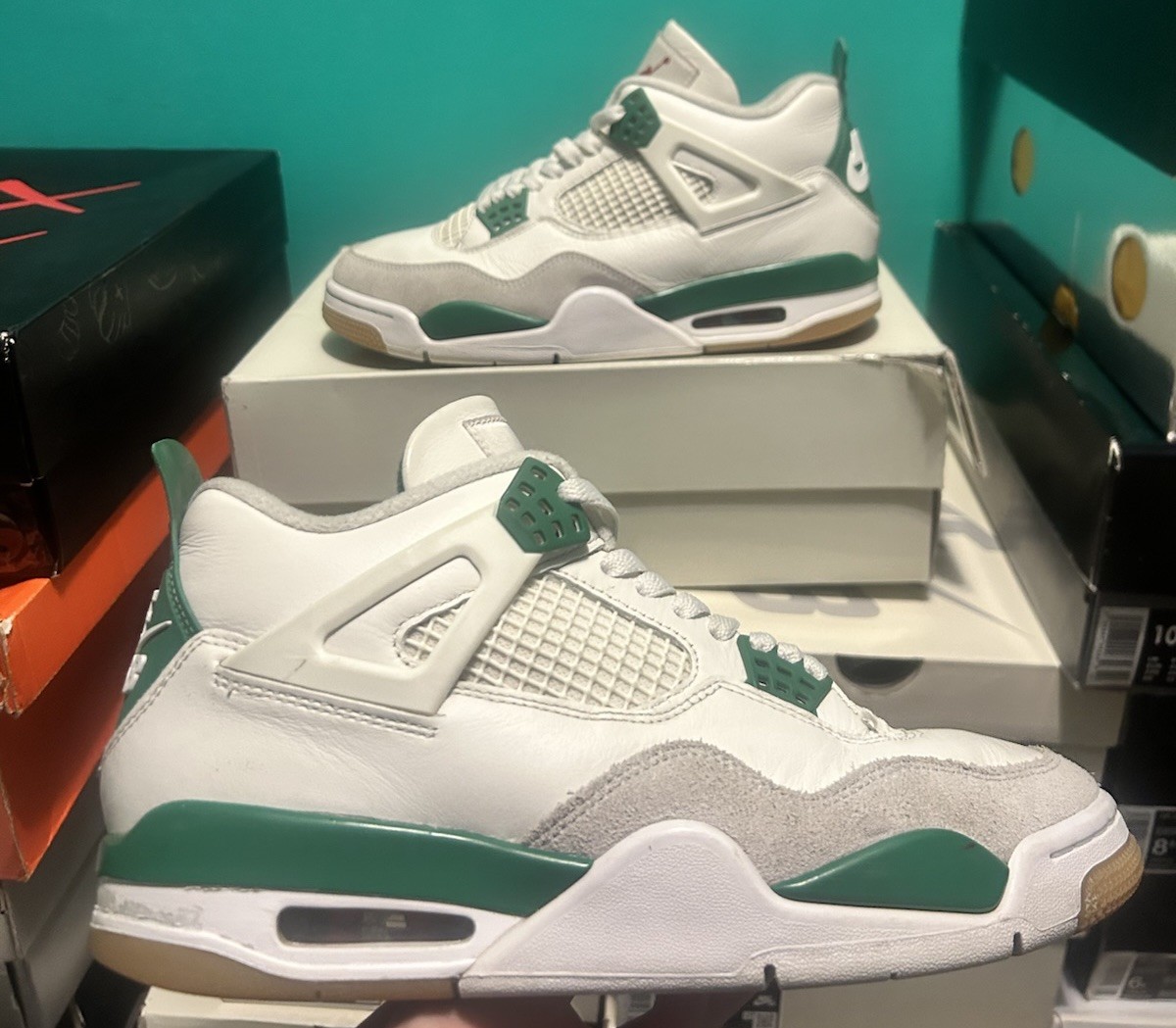 Jordan 4 Retro SP x Nike SB Mid Pine Green for Sale Jordan 4 Retro SP x Nike SB Mid Pine Green for Sale
