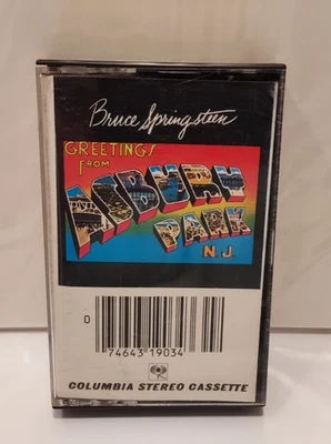 BRUCE SPRINGSTEEN GREETINGS FROM ASBURY PARK, N.J. 1973 CASSETTE TAPE. TESTED. - Image 1 of 4