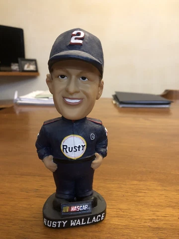 Rusty Wallace #2, Bobble Dobbles, Bobble Head NASCAR, In Original Packaging Cover