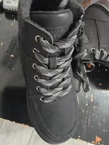 BILLY FOOTWEAR Hiking boots black grey and black shoe strings new 11w - Picture 1 of 7