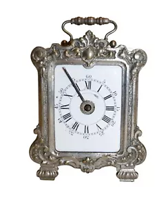 orologio officier epoca primi '900 in metallo argentato - Foto 1 di 9