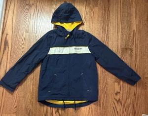 Limited Too Rain Jacket Boy's or Girl's Navy/Yellow/White size M 12 - Picture 1 of 10