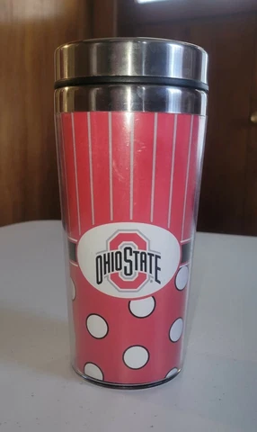 Ohio State Insulated Travel Tumbler NCAA College 16oz Cup Cover