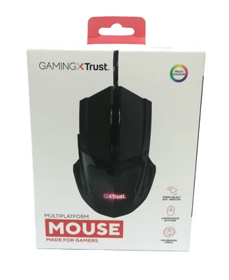 Trust 24749 Maus Gaming rechts USB Typ-A Optisch 4800 DPI NEU OVP (B16) - Bild 1 von 2