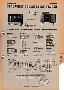 Service Manual-Anleitung für Blaupunkt Philadelphia 40300 Stereo, Arkansas 40320 - Picture 1 of 1