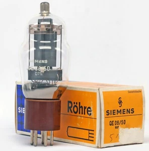 QE06/50 807 SIEMENS NOS Electron Tube Valvola Lampada ৄ泵洀 真空管 Valve 电帶 Valvula ù - Foto 1 di 1