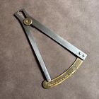 Vintage Brass & Steel Watchmakers Jewellery Thickness Gauge Caliper Tool
