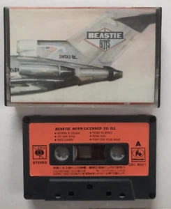 1986 Beastie Boys Licensed To Ill Taiwan 12 Tracks Cassette Tape Rare - Picture 1 of 7