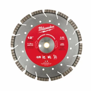 Milwaukee 49-93-7135 12" Diamond Universal Segmented Turbo Saw Blade - Picture 1 of 2