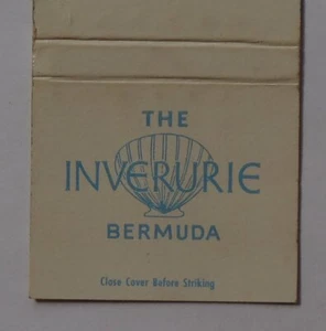 1950s? The Inverurie Hotel Ferry Schedule Bermuda Matchbook - Picture 1 of 1