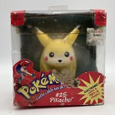 Hasbro 1998 Electronic Pokemon Pikachu Voice Light Up Cheeks Toy NIB Rough Box