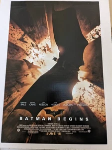Batman Begins Movie Poster 13 x 19 inches authentic - Picture 1 of 1