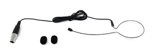 Schwarzes Einzel-Headset-Mikrofon für AKG/Samson Wireless-Systeme mit Mini XLR 3-Pin - Bild 1 von 3