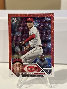 2023 Topps Update Casey Legumina Rookie RC Red Ice Foil Parallel #’d /199 US277