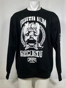 Death Row Records x Crooks & Castles Snoop Dogg schwarzes Sweatshirt Herren 2XL - Bild 1 von 9
