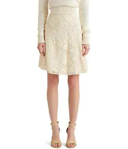 Ralph Lauren Women's Patchwork Lace Skirt - Size 4 - NWT - MSRP $195 - Picture 1 of 6