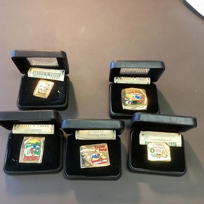 Atlanta 1996 Olympics Pin Artist Proof Limited Edition W.box And COA Lot Of 5 - Image 1 of 4
