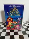 The Great Mouse Detective (VHS, 1992) Walt Disney édition diamant noir classique 