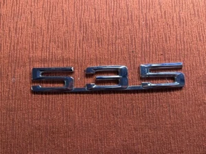 Chrome 535 Number Trunk Letters Emblem Badge Stickers for BMW 5Series - Picture 1 of 2