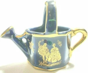 VTG Cobalt Blue Japan Miniature Watering Pot Can - Picture 1 of 2