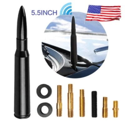 Mástil de antena de bala CNC NEGRO para Dodge RAM 1500 2500 3500 2010-2019 EE. UU. Foto 1 de 4