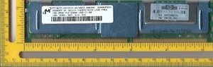 Micron 1GB 240p PC2-5300 CL5 18c 64x8 Fully Buffered ECC DDR2-667 2Rx8 FBDIMM HP - Picture 1 of 1