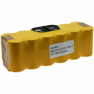Akku kompatibel mit Staubsauger iRobot Roomba 531 14,4V 3300mAh/47,5Wh NiMH Gelb - Bild 1 von 1