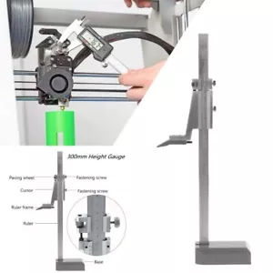 0-300mm Digital Height Aperture Depth Gauge With Base Gauge Vernier Calipers - Picture 1 of 13