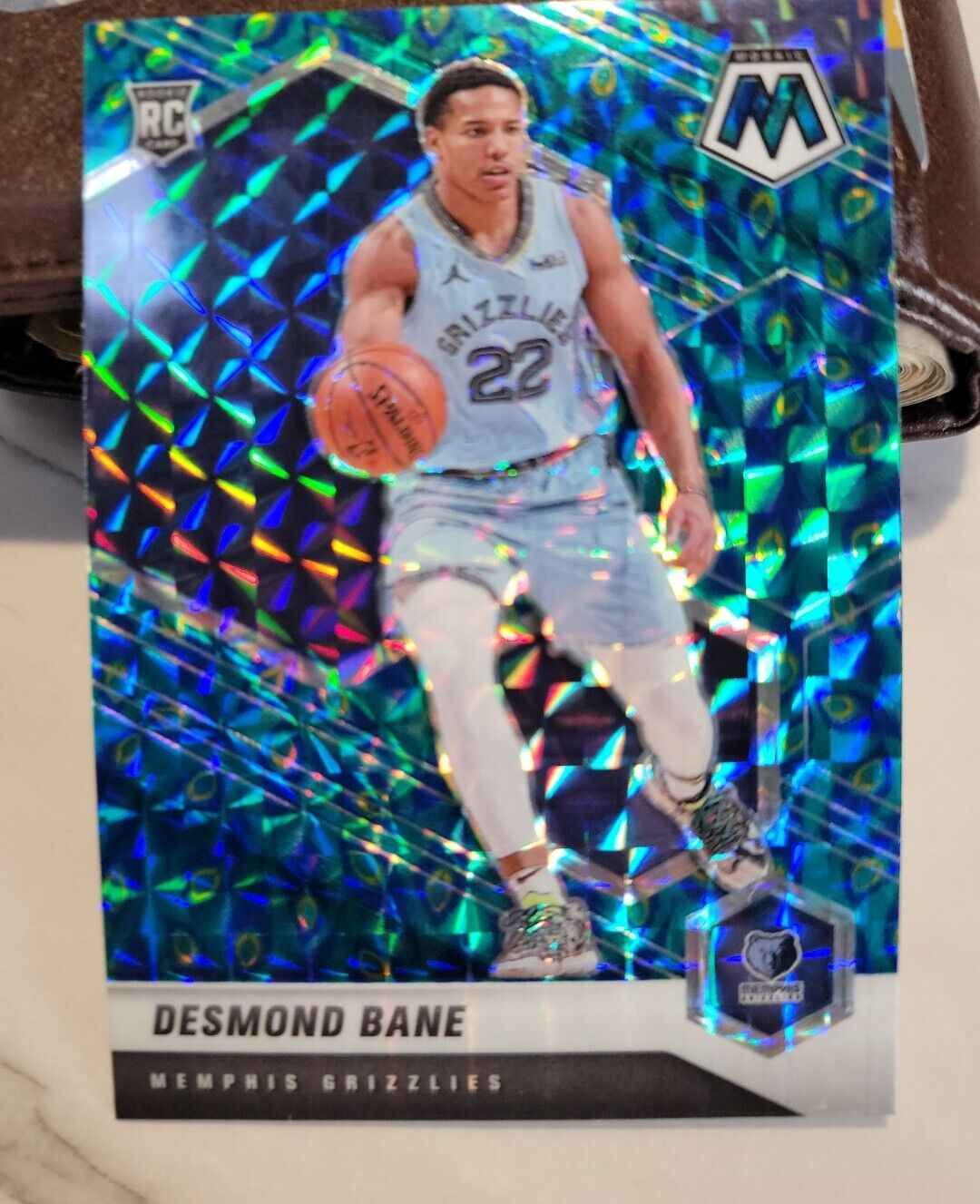 2020-21 Panini NBA Mosaic #211 Desmond Bane PEACOCK SP RC Rookie Basketball Card
