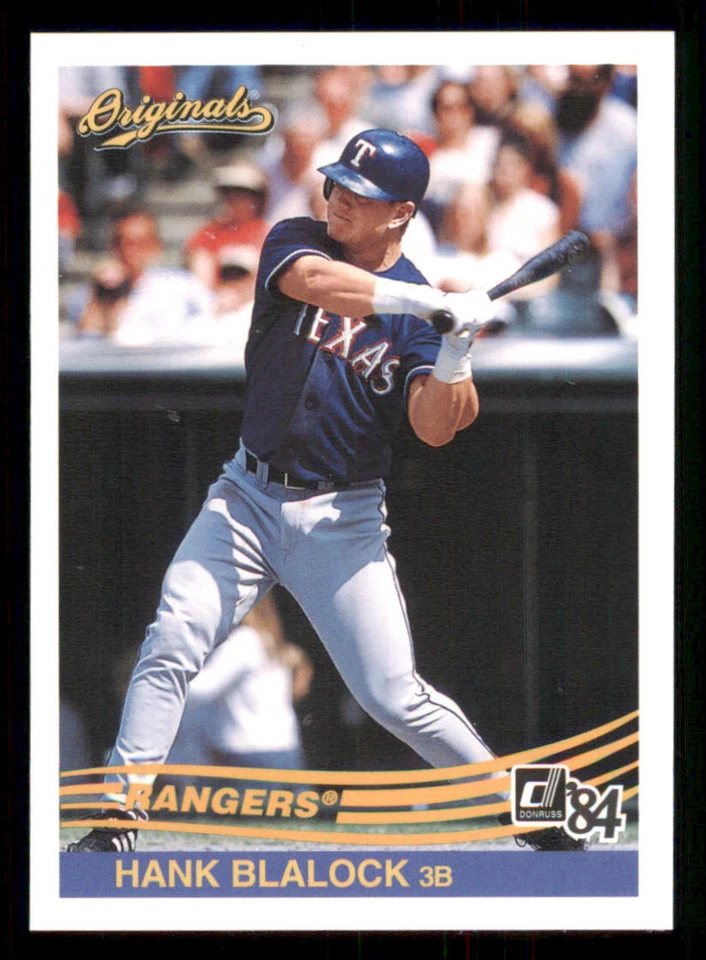 2002 Donruss Originals Samples #133 Hank Blalock 84 - Image 1 of 2