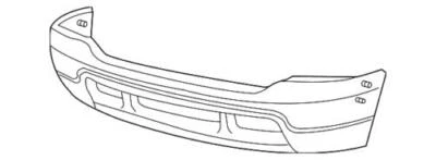 Genuine ford Bumper Face Bar 3C3Z-17757-AAA - Imagem 1 de 2