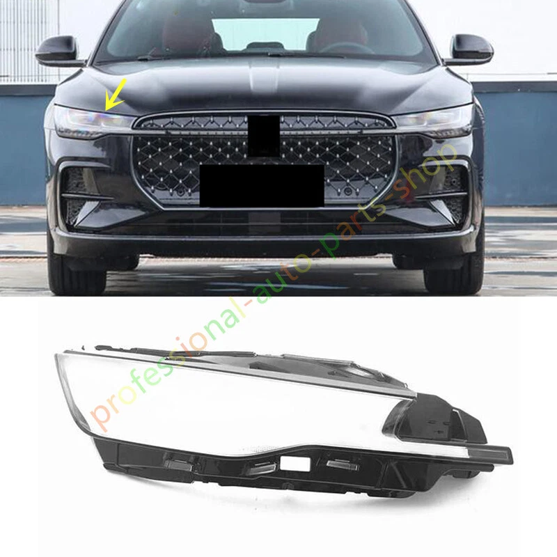 For Lincoln Zephyr 2022 Right Side Headlight Clear Lens Cover+Glue - Изображение 1 из 4