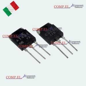 PAAR TRANSISTOR 2SA1491 2SC3855 A1491 C3855 SI-P/N 200V 10A 100W SC-65 TO-3P - Bild 1 von 1