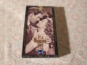 VHS   It's A Wonderful Life  James Stewart  Donna Reed   1991   New   Sealed - Picture 1 of 2