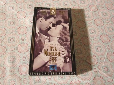 VHS   It's A Wonderful Life  James Stewart  Donna Reed   1991   New   Sealed - Image 1 of 2