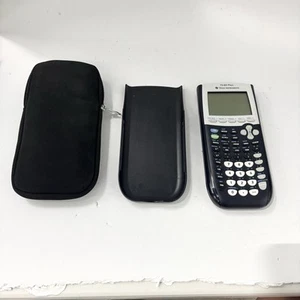 Texas Instruments TI-84 Plus graphischer Taschenrechner mit Deckel und Etui / funktioniert - Bild 1 von 9