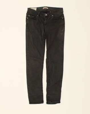 LIU JO Womens Slim Jeans W30 L30 Black Cotton AG15 - Image 1 of 3