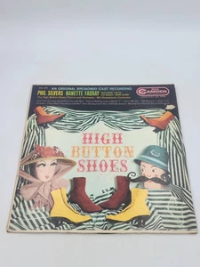 Vintage LP High Button Shoes Original Broadway Cast RCA Camden CAL 457 Record - Foto 1 di 6