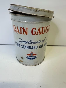 Vintage Standard Oil Company Rain Gauge "Compliments Of Your Standard Oil Man" - Picture 1 of 4