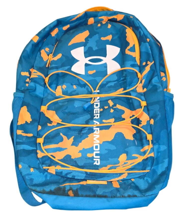 Under Armour Hustle Sport рюкзак синий/оранжевый камуфляж - Изображение 1 из 4