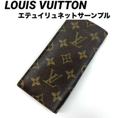 LOUIS VUITTON монограмма Etui люнеты простой очки чехол M62962 подлинный JP - Изображение 1 из 4