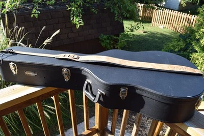 Correa de guitarra PRS 3" acolchada de cuero con firma - arenisca/negro Foto 1 de 4