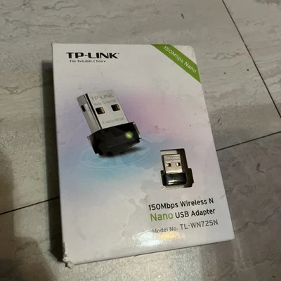 TP-LINK Model TL-WN725N Wireless N Nano USB Wi-Fi Adapter 150Mbps - Image 1 of 4