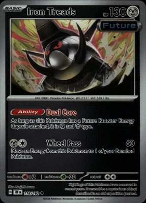 Iron Treads Reverse Holo Uncommon SV05: Temporal Forces 118/162 NM - Image 1 of 2